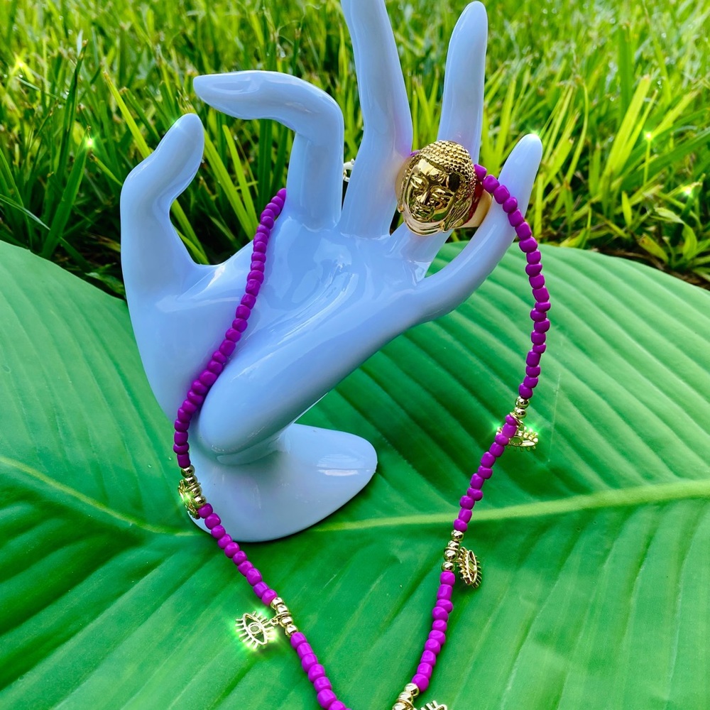 Gold Buddha Ring